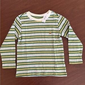 Kids' Striped T-Shirt in Green and Blue
baby Gap
